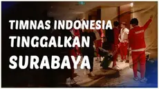 Berita video Timnas Indonesia U-17 bergegas pergi tinggalkan Kota Surabaya dan kembali menuju ke Jakarta, usai mereka gagal lolos ke babak selanjutnya dalam ajang Piala Dunia U-17 2023.