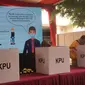 Komisi Pemilihan Umum (KPU) menggelar simulasi pemungutan suara Pemilu 2024 dengan menyederhanakan surat suara. (Ditto)