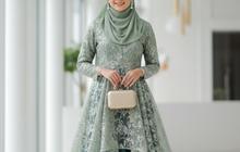 5 Style Hijab Islami yang Cocok Dipadukan dengan Gamis Brokat Warna Sage, Anggun Maksimal