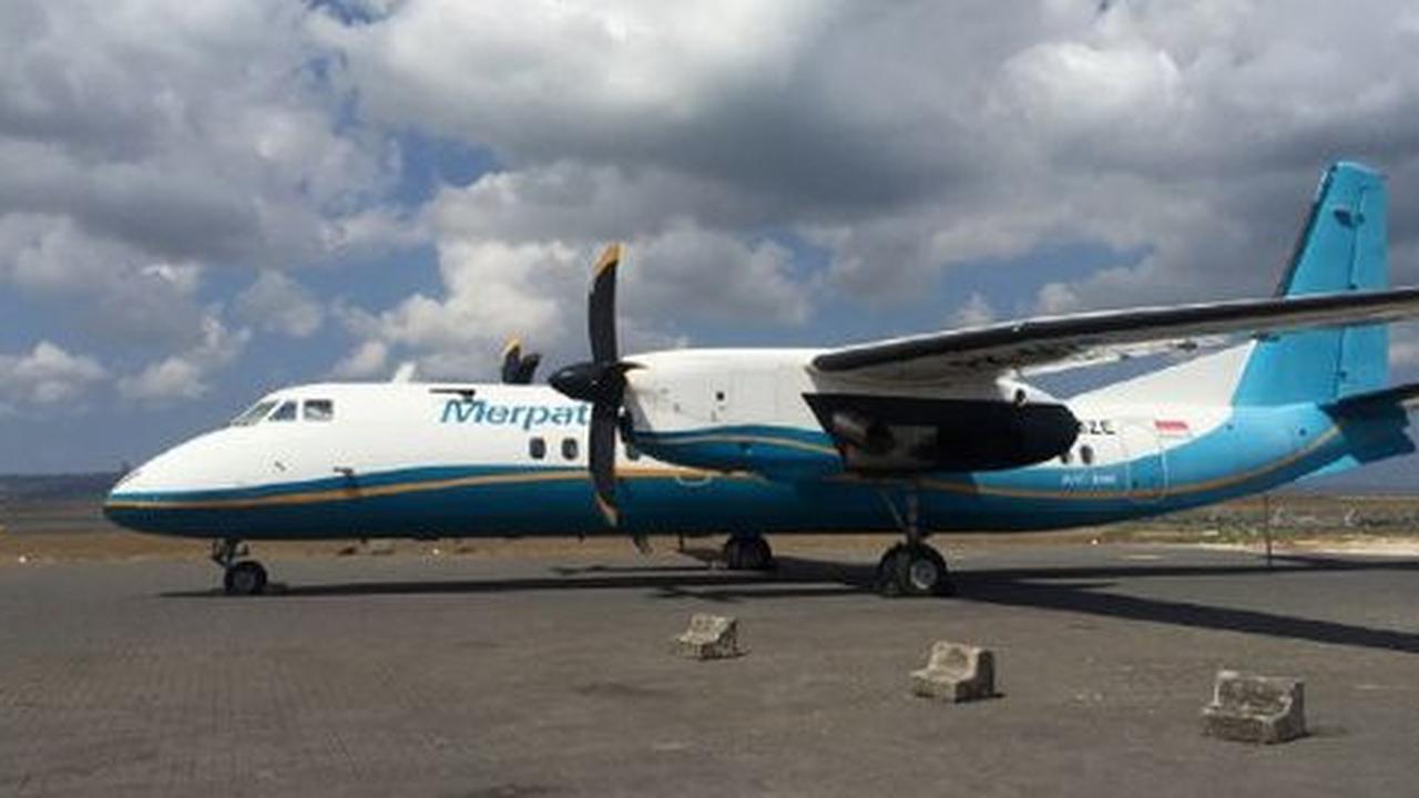Merpati Airlines ini hampir setahun 'membangkai' di Ngurah Rai