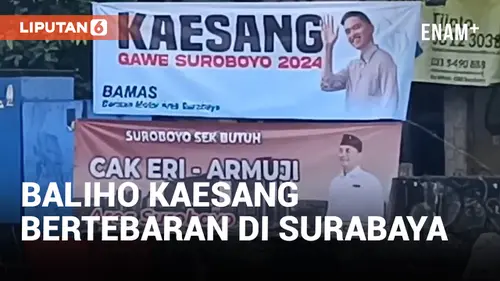 VIDEO: Baliho Kaesang Bertebaran di Surabaya, Begini Penjelasan PSI
