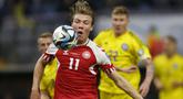 Kualifikasi Euro 2024 yang baru dimulai minggu lalu rata-rata telah menyelesaikan dua laga di tiap Grup yang dibagi dalam 10 grup. Dari hasil-hasil pertandingan tersebut, tercatat ada 6 striker yang mampu tampil tajam setelah sebelumnya tak diperhitungkan. Siapa saja mereka? Berikut daftar keenamnya. (AP Photo)