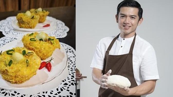 Chef Nicky Tirta memasak menu spesial secara live di acara KapanLagi Buka Bareng Edisi Pertama. (Istimewa)