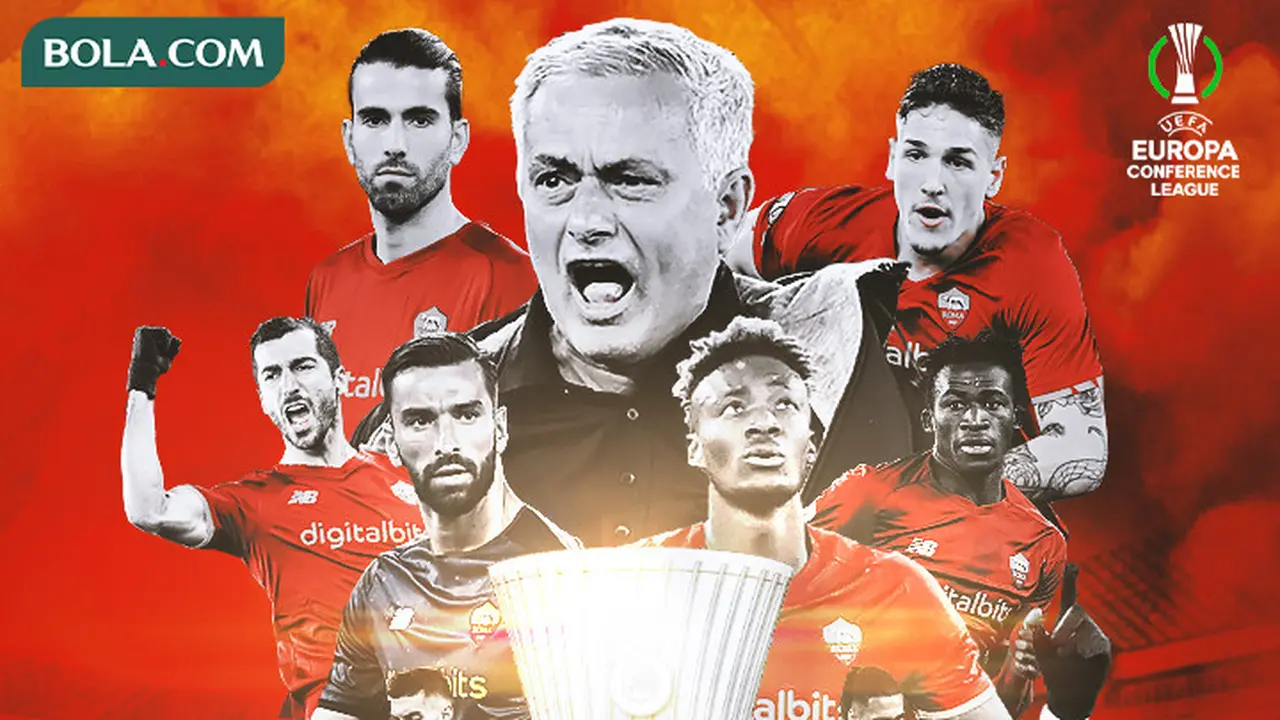UEFA Conference League - Ilustrasi AS Roma Juara UEFA Conference League Musim 2021-22