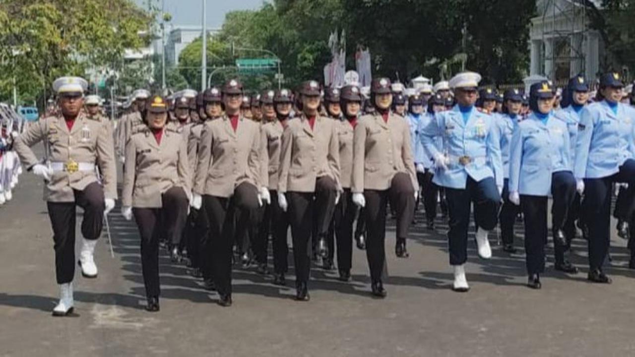 Daftar Barisan Polwan Polda Metro Jaya jadi Pasukan Pengibar Bendera HUT RI di Istana