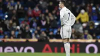 Cristiano Ronaldo gagal mempersembahkan kemenangan untuk Real Madrid. (AFP/Javier Soriano)