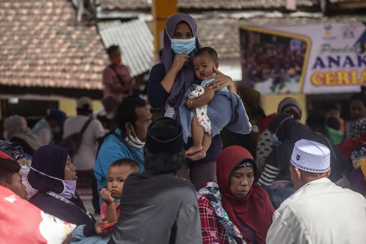Kondisi Pengungsi Korban Erupsi Gunung Semeru