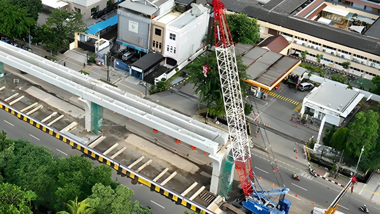 SIG Pasok 19.190 Ton Semen untuk Pembangunan LRT Velodrome - Manggarai