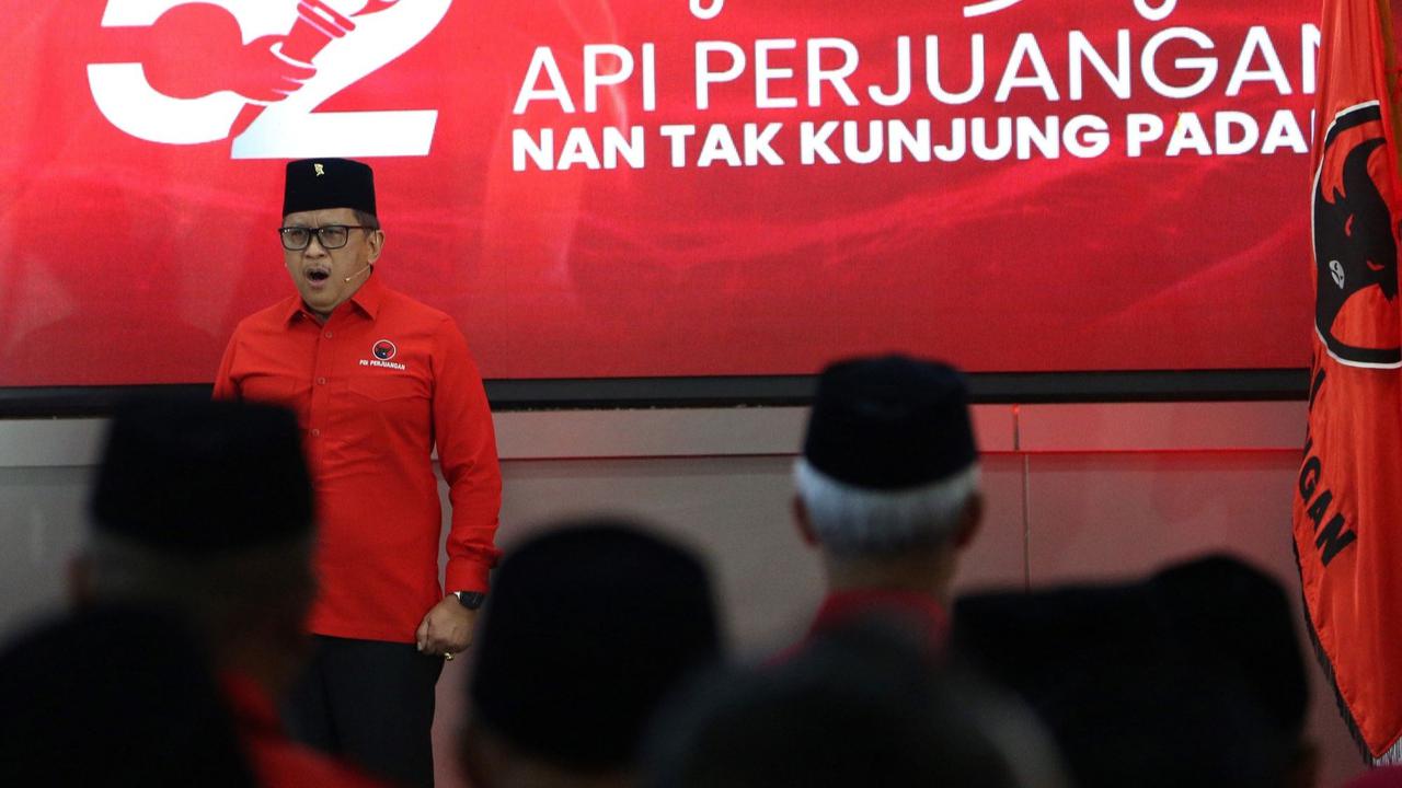 Megawati Pidato di HUT ke-52 PDIP