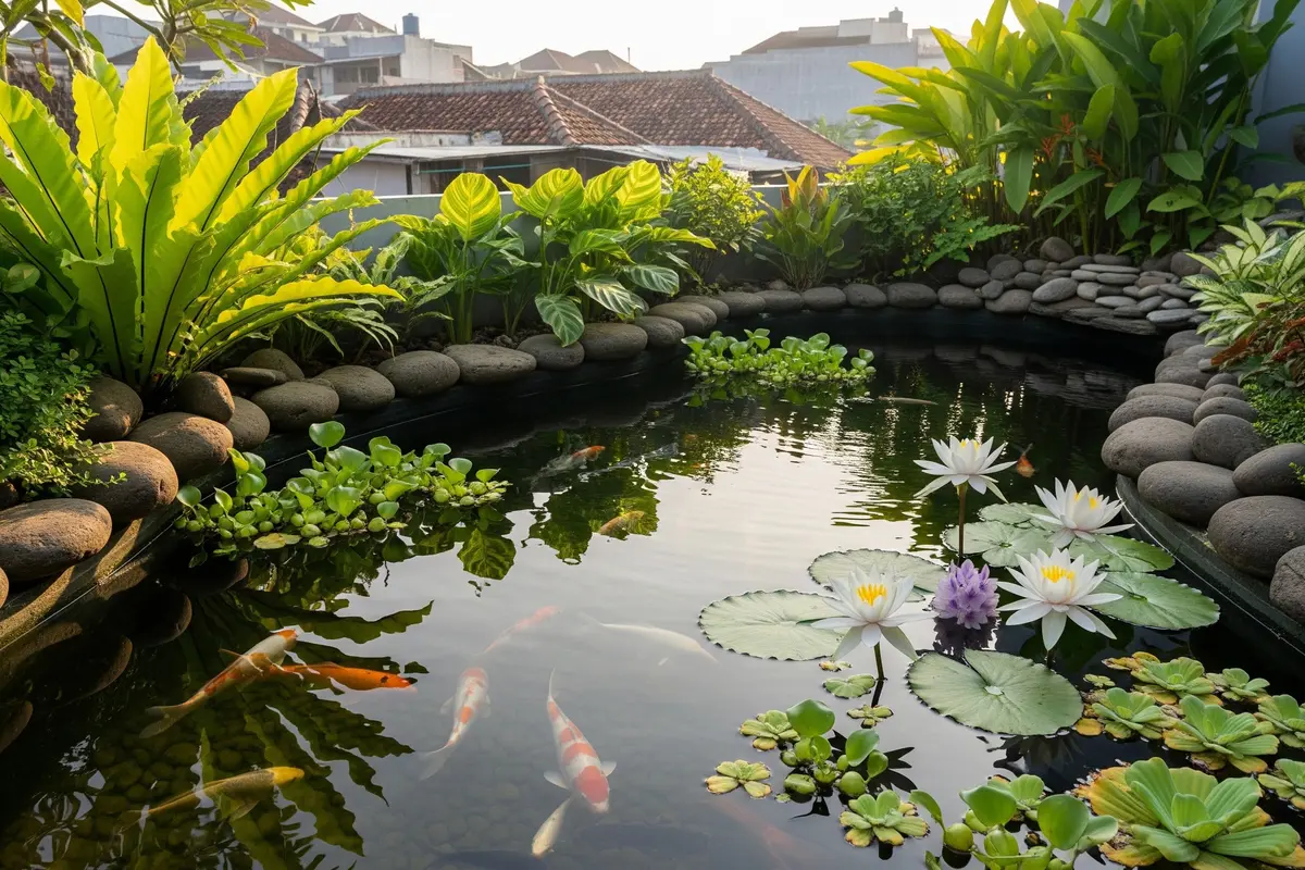 Tanaman Air yang Bisa Menjernihkan Kolam Ikan Secara Alami