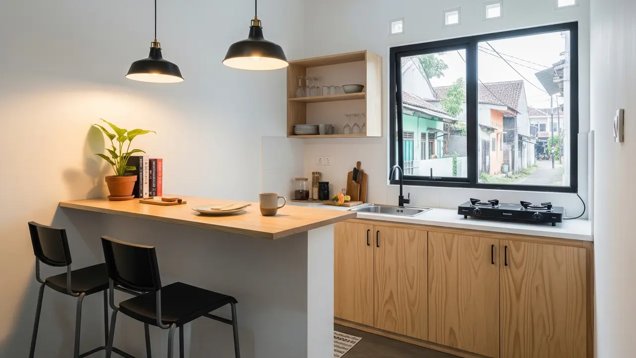 Model Dapur Minimalis Bar Sebagai Solusi Cerdas untuk Ruang Terbatas