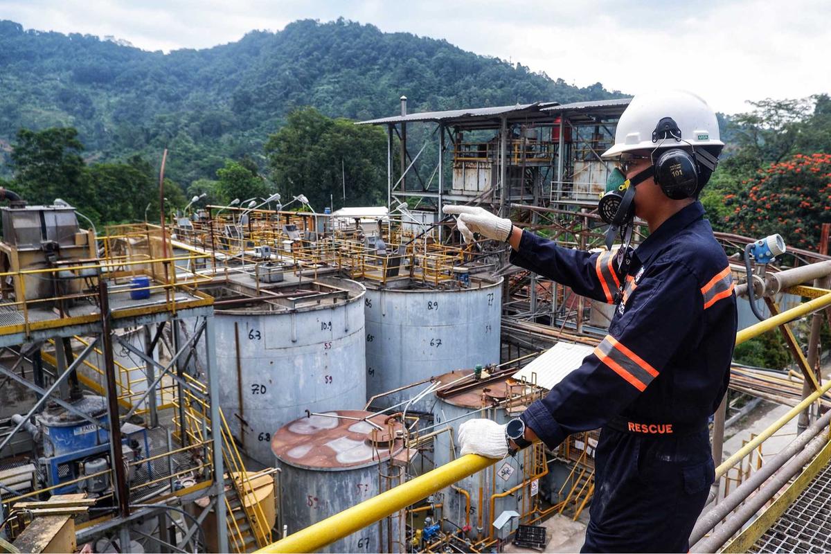FOTO:  Melihat Aktivitas di Tambang Emas Pongkor dengan Target  1 Ton Emas