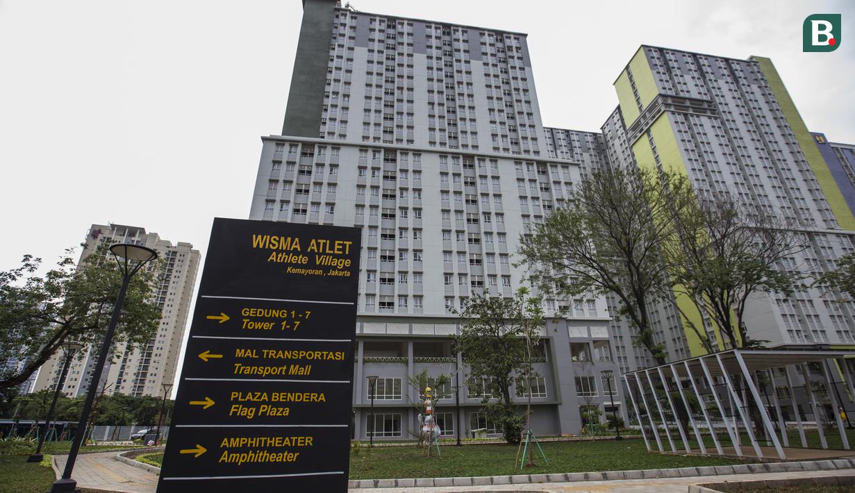 Suasana Wisma Atlet di Kemayoran, Jakarta, Senin (26/2/2018). Lokasi ini akan dijadikan tempat tinggal para atlet pada ajang Asian Games 2018. (Bola.com/Vitalis Yogi Trisna)