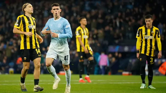 Manchester City Vs AEK Athena