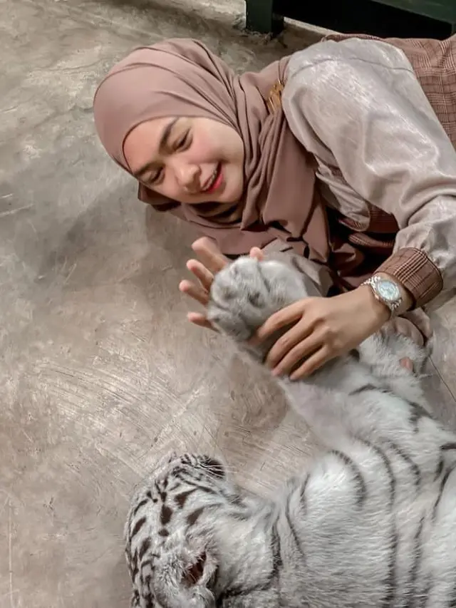 Ria Ricis Digigit Harimau