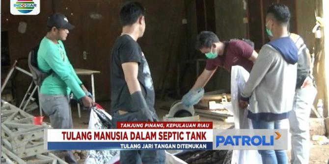 Polda Kepri Temukan Tulang Belulang Manusia di Septic Tank di Tanjung Pinang