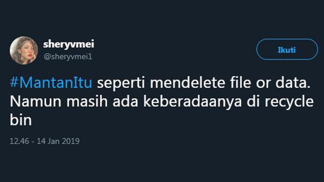Deretan Twit Kocak Arti Mantan Pacar Ala Warganet Ujungnya
