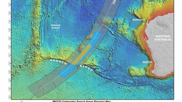 Zona pencarian MH370