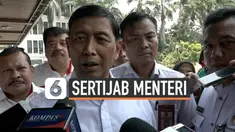 Mantan Menkopolhukam Wiranto menggelar upacara Sertijab kepada penggantinya Mahfud MD. Dalam kondisi masih dirawat Wiranto minta izin untuk hadir di acara tersebut.