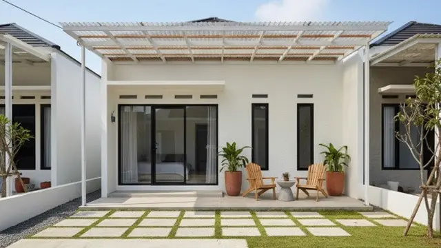 Model Rumah Type 36 Konsep Open Space/Ilustrasi Gemini AI