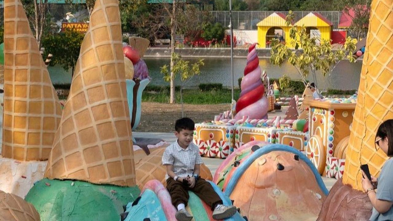 FOTO: Bak Film "Willy Wonka", Mengunjungi Taman Hiburan Pattaya di Thailand ini Seakan Ingin Melahapnya