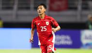 Pemain Timnas Indonesia, Beckham Putra saat melawan Chinese Taipei dalam laga FIFA Matchday di Stadion Gelora Bung Tomo (GBT), Surabaya, Jumat (05/09/2025). (Bola.com/Abdul Aziz)