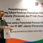Gubernur DKI Jakarta, Anies Baswedan di Kantor Kementerian BUMN, Jumat (10/1/2020).