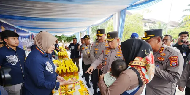 Kapolri Tinjau GPM Polda Banten, Distribusikan 27 Ton Beras SPHP ke Masyarakat