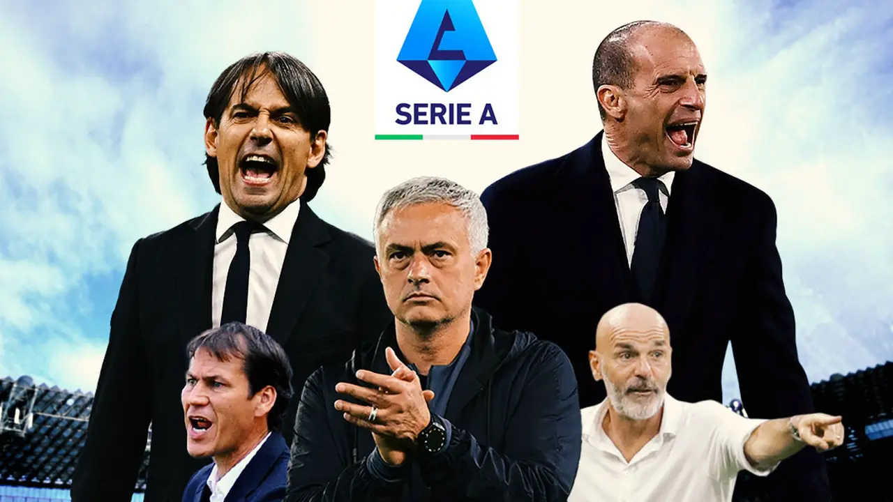 Liga Italia - Ilustrasi Serie A dan Pelatih