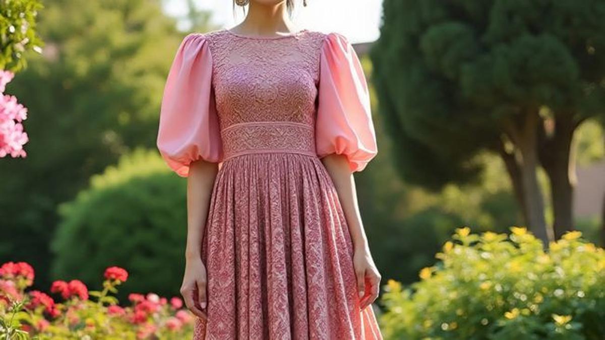 7 Model Batik Brokat Lengan Gelembung yang Kekinian, Anti Mati Gaya untuk Setiap Acara