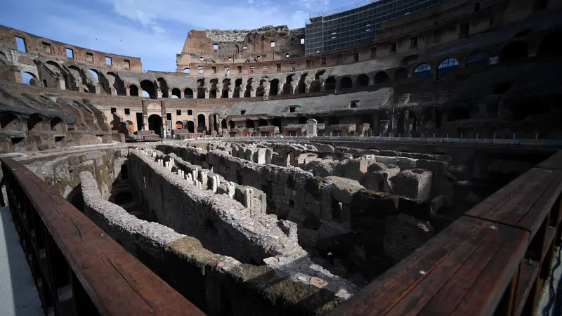 Ruang Bawah Tanah Colosseum Dibuka Pertama Kali dalam Sejarah