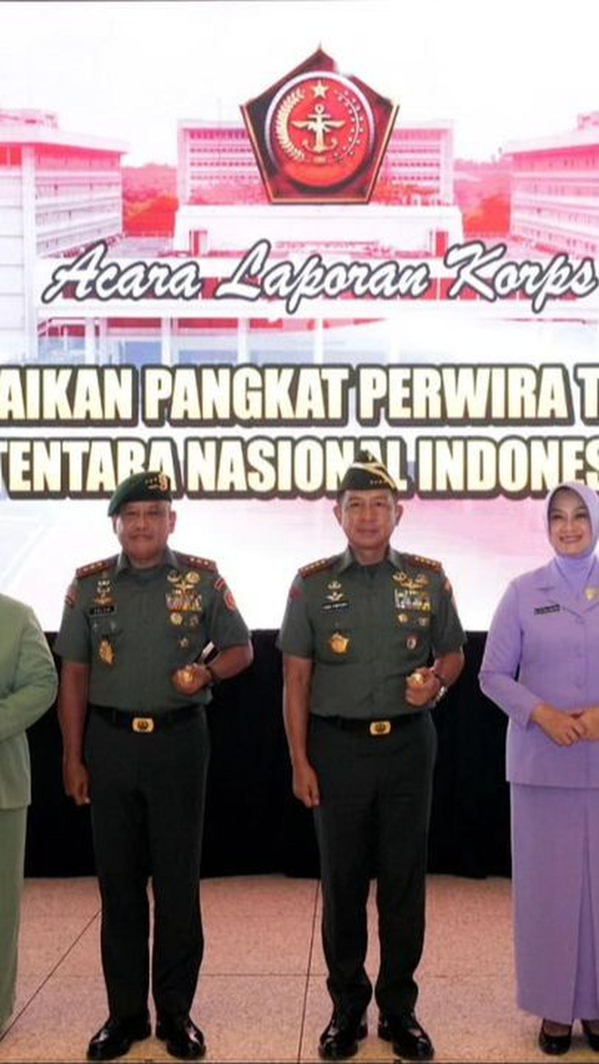 Ia kini resmi menyandang bintang tiga atau pangkat Letnan Jenderal (Letjen). <br>