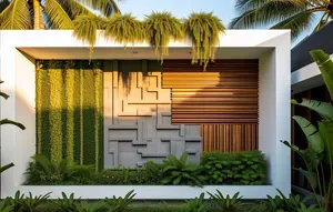 9 Ide Desain Tembok Estetik untuk Rumah Tropis, Hemat dan Kekinian