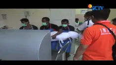 Tebing di lokasi penggalian pasir Kali Bebeng, Desa Kaliurang longsor dan menimbun puluhan penambang, Senin siang kemarin.