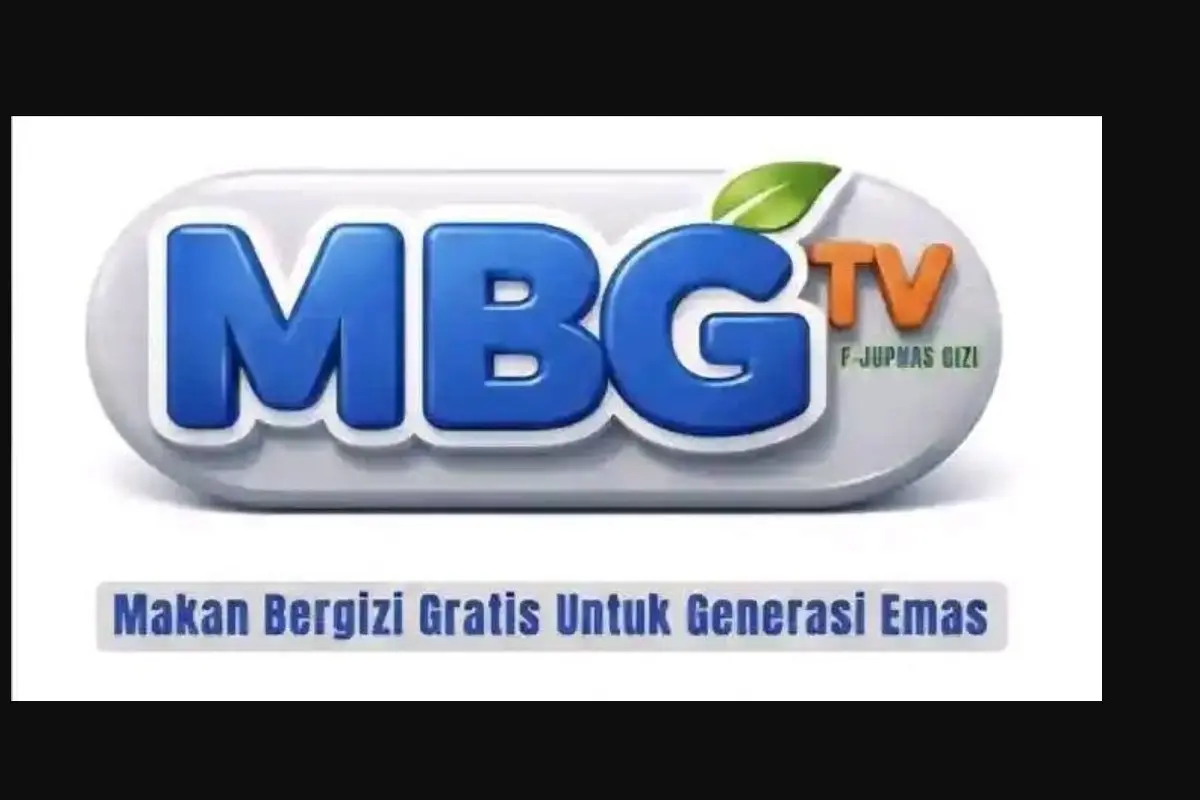 Logo Makan Bergizi Gratis (MBG) TV yang baru saja mengudara.