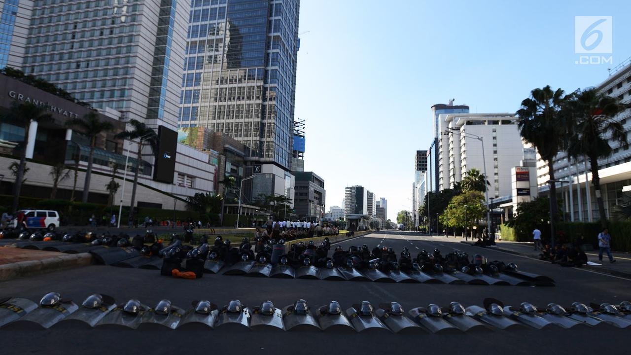 Pasca Aksi 22 Mei, Jalan MH Thamrin Masih Ditutup