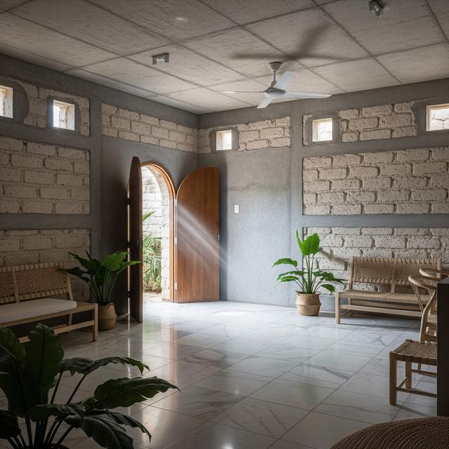 Rumah Sederhana Sejuk di Cuaca Panas