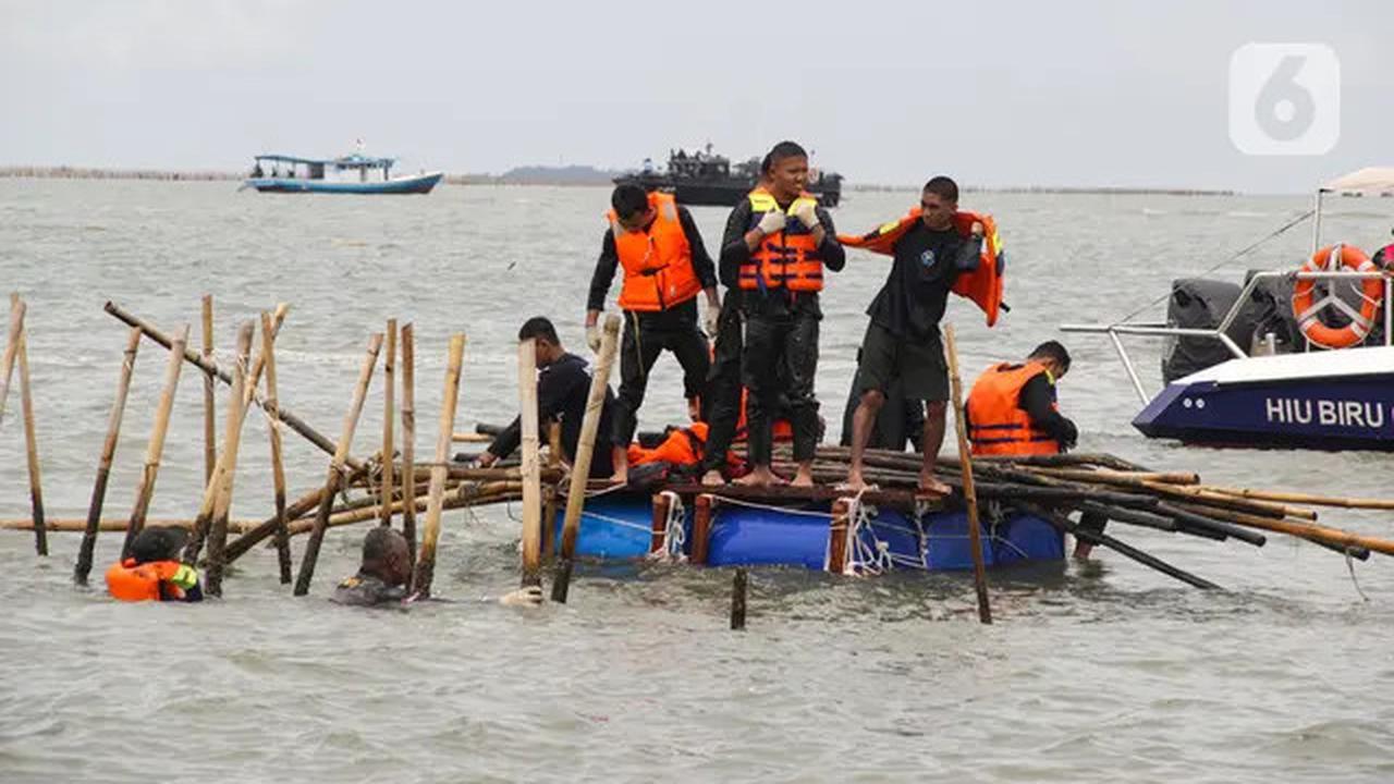18,5 Kilometer Pagar Laut di Tangerang Sudah Dibongkar