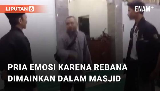 VIDEO: Viral Pria Emosi Karena Rebana Dimainkan Di Dalam Masjid Surabaya!