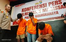 Aksi Brutal Geng Motor di Makassar, Lawan dan Bidik Polisi dengan Panah Langsung Ditembak di Tempat