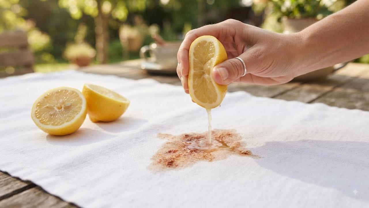 Air Perasan Lemon untuk Menghilangkan Noda