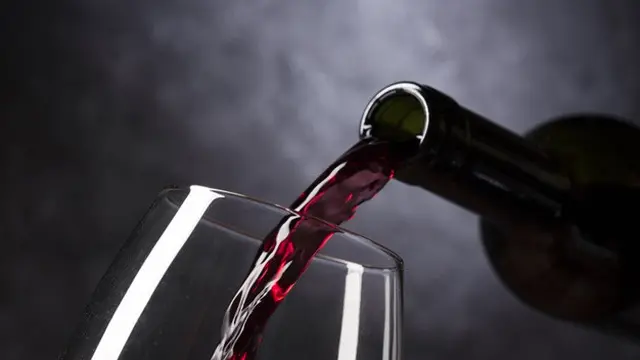 Gambar Ilustrasi Segelas Anggur Wine