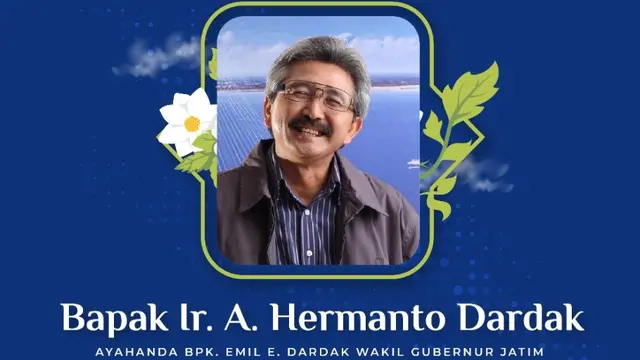 Hermanto Dardak Ayahanda Wakil Gubernur Jatim Emil Dardak
