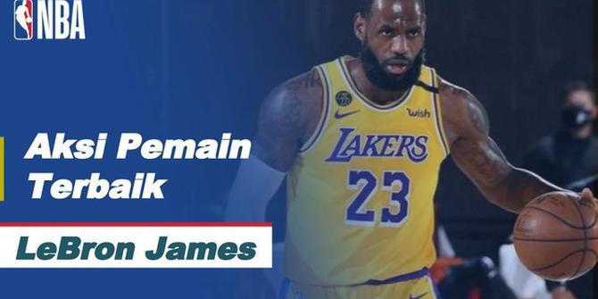 VIDEO: Aksi-Aksi Terbaik LeBron James Saat Los Angeles Lakers Kalahkan Portland Trail Blazers di Gim 5 Playoff NBA
