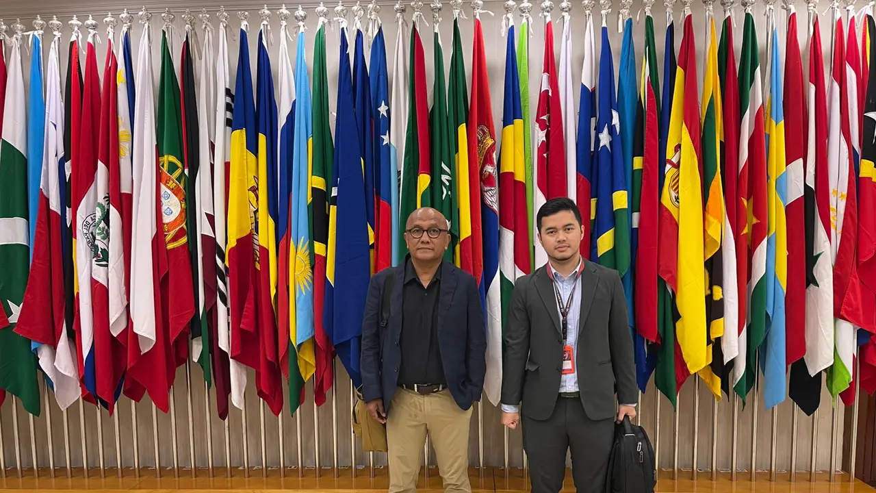 Audiensi International Global Network (IGN) diwakili Presiden IGN Muhammad Fahrizal dan Chief Financial Officer Zimmy Syahriar. (Dokumentasi IGN)