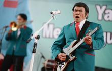 Aksi Rhoma sampaikan visi dan misi Partai Idaman lewat lagu dangdut