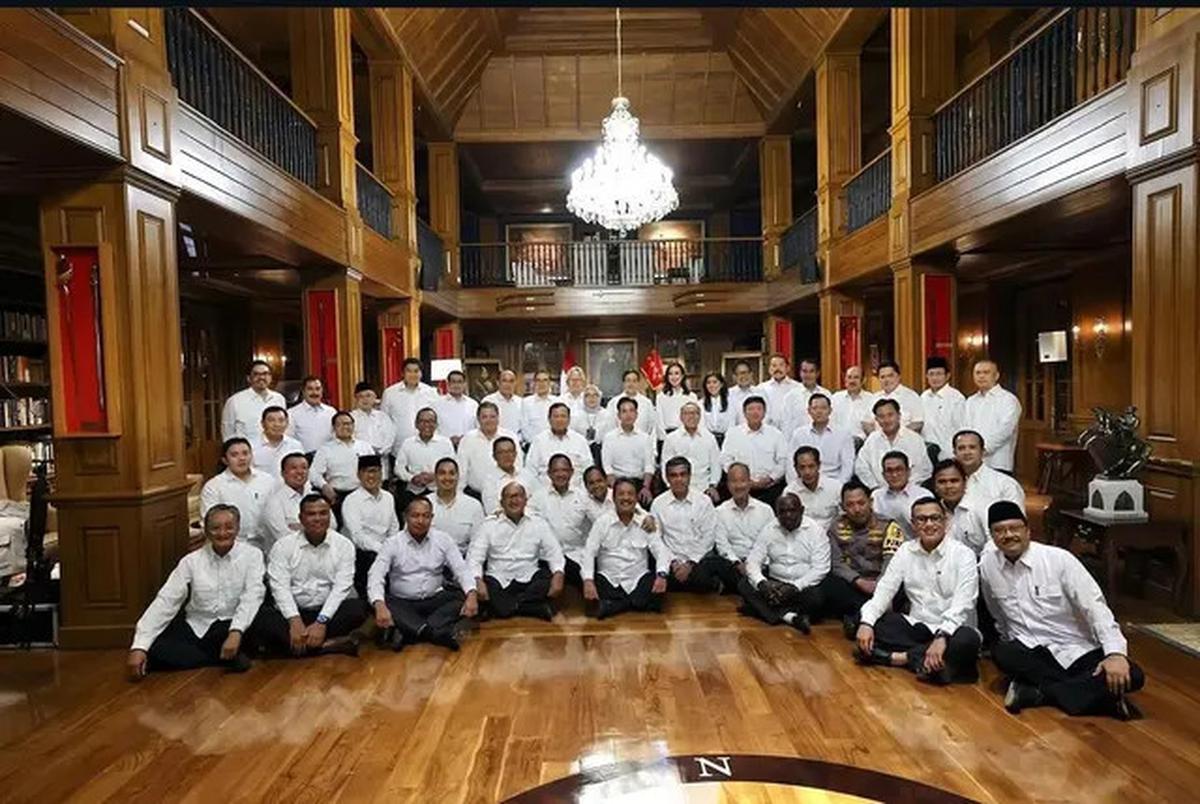 6 Potret Pembekalan Calon Menteri Prabowo di Hambalang, Raffi Ahmad Tak Terlihat