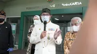 Gubernur Jabar Ridwan Kamil usai meninjau Rumah Sakit Umum Daerah (RSUD) Bayu Asih, Kabupaten Purwakarta, Kamis (24/6/2021). (Foto: Pipin/Biro Adpim Jabar)