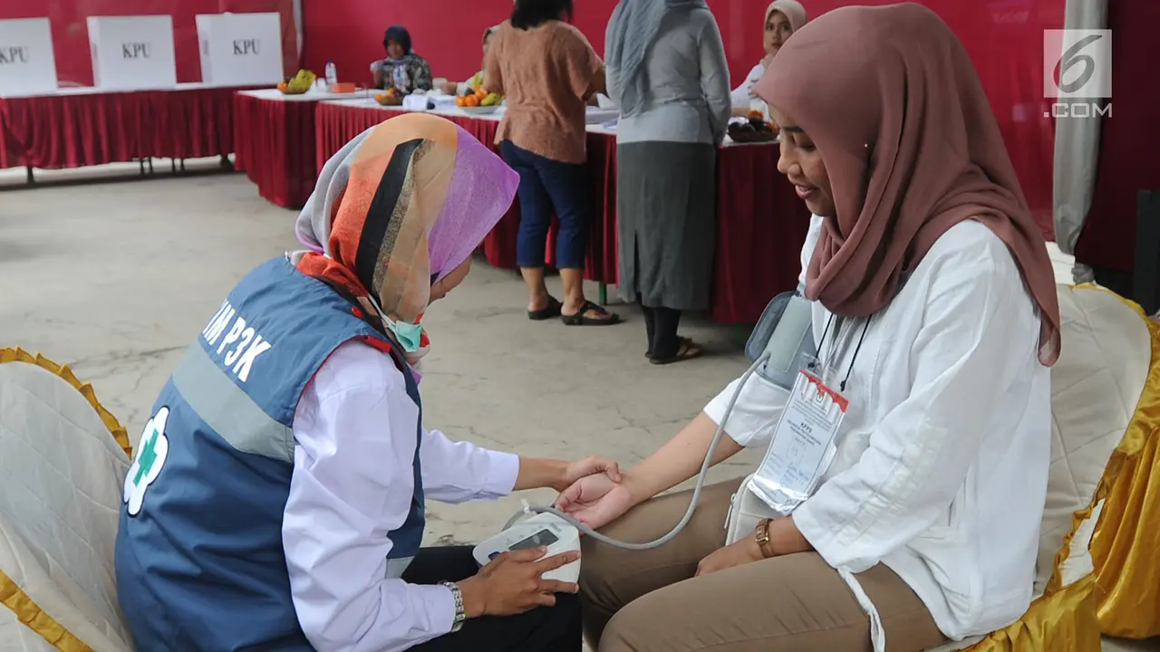 KPPS Jalani Tes Kesehatan