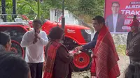 Bane DPR Salurkan Traktor untuk Petani Dairi, Dorong Produktivitas Pertanian